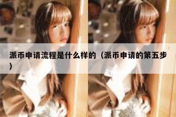 派币申请流程是什么样的（派币申请的第五步）