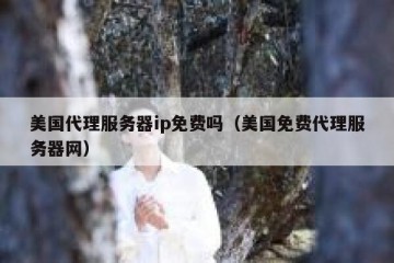 美国代理服务器ip免费吗（美国免费代理服务器网）
