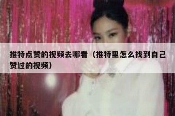 推特点赞的视频去哪看（推特里怎么找到自己赞过的视频）