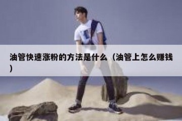 油管快速涨粉的方法是什么（油管上怎么赚钱）