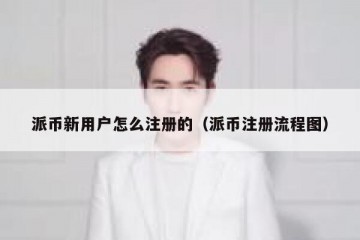 派币新用户怎么注册的（派币注册流程图）