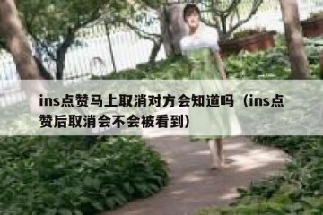 ins点赞马上取消对方会知道吗（ins点赞后取消会不会被看到）