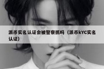 派币实名认证会被警察抓吗（派币kYC实名认证）