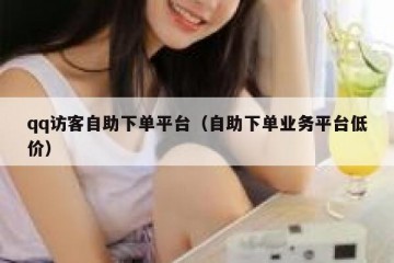 qq访客自助下单平台（自助下单业务平台低价）