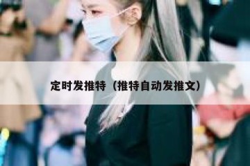 定时发推特（推特自动发推文）