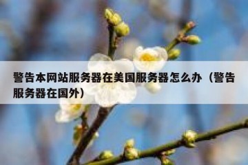 警告本网站服务器在美国服务器怎么办（警告服务器在国外）