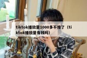 tiktok播放量1000多不推了（tiktok播放量有钱吗）