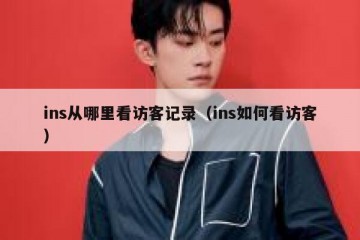 ins从哪里看访客记录（ins如何看访客）