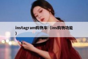 instagram购物车（ins购物功能）