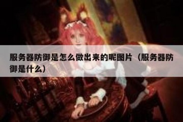 服务器防御是怎么做出来的呢图片（服务器防御是什么）