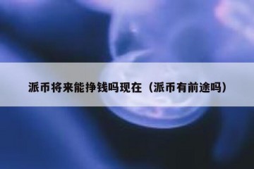 派币将来能挣钱吗现在（派币有前途吗）