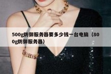 500g防御服务器要多少钱一台电脑（800g防御服务器）