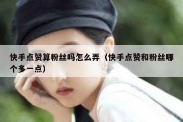 快手点赞算粉丝吗怎么弄（快手点赞和粉丝哪个多一点）
