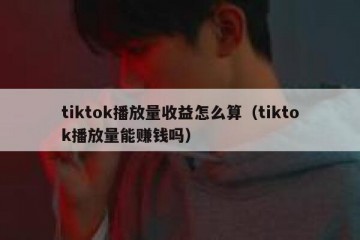 tiktok播放量收益怎么算（tiktok播放量能赚钱吗）