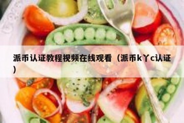 派币认证教程视频在线观看（派币k丫c认证）