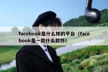 facebook是什么样的平台（facebook是一款什么软件）