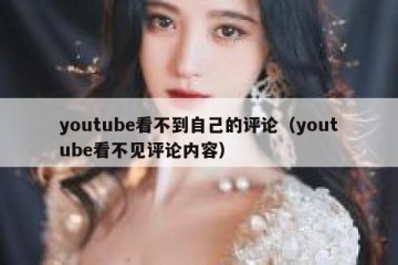 youtube看不到自己的评论（youtube看不见评论内容）