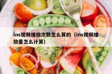 ins视频播放次数怎么算的（ins视频播放量怎么计算）