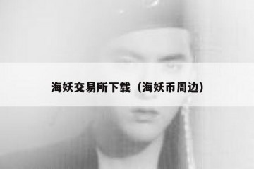 海妖交易所下载（海妖币周边）