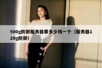 500g防御服务器要多少钱一个（服务器120g防御）