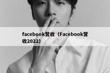 facebook营收（Facebook营收2022）