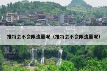 推特会不会限流量呢（推特会不会限流量呢）