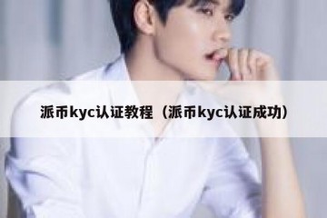 派币kyc认证教程（派币kyc认证成功）