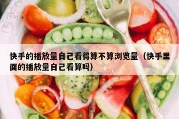 快手的播放量自己看得算不算浏览量（快手里面的播放量自己看算吗）