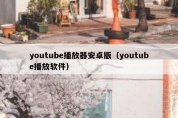 youtube播放器安卓版（youtube播放软件）
