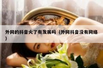 外网的抖音火了有发展吗（外网抖音没有网络）