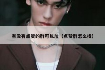 有没有点赞的群可以加（点赞群怎么找）