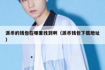 派币的钱包在哪里找到啊（派币钱包下载地址）