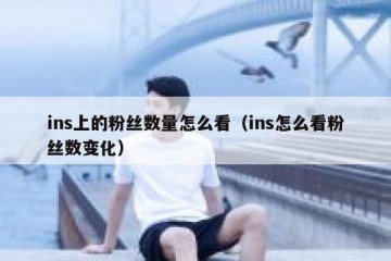 ins上的粉丝数量怎么看（ins怎么看粉丝数变化）