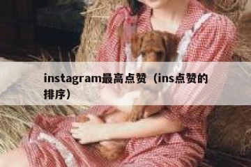 instagram最高点赞（ins点赞的排序）