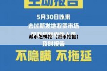 派币怎样挖（派币挖掘）