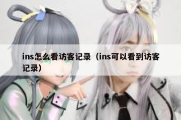 ins怎么看访客记录（ins可以看到访客记录）