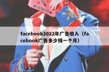facebook2022年广告收入（facebook广告多少钱一个月）