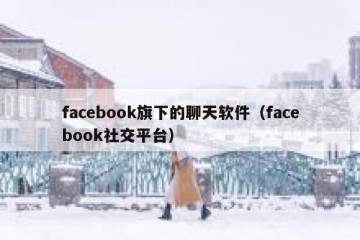 facebook旗下的聊天软件（facebook社交平台）