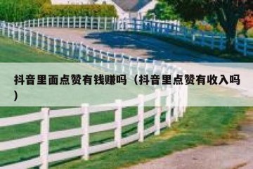 抖音里面点赞有钱赚吗（抖音里点赞有收入吗）