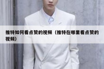 推特如何看点赞的视频（推特在哪里看点赞的视频）