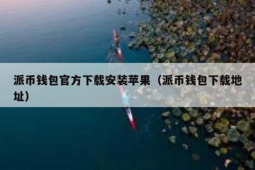 派币钱包官方下载安装苹果（派币钱包下载地址）