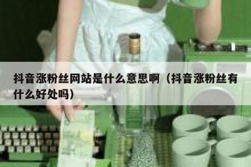 抖音涨粉丝网站是什么意思啊（抖音涨粉丝有什么好处吗）