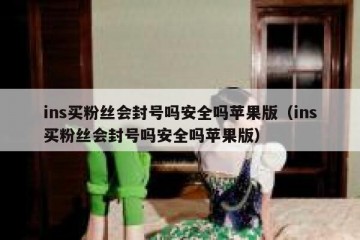 ins买粉丝会封号吗安全吗苹果版（ins买粉丝会封号吗安全吗苹果版）