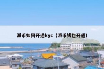 派币如何开通kyc（派币钱包开通）