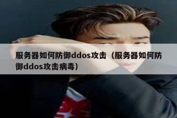 服务器如何防御ddos攻击（服务器如何防御ddos攻击病毒）