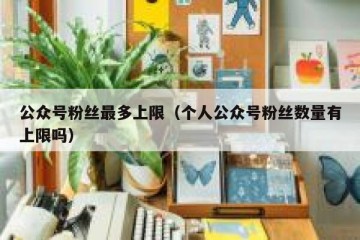 公众号粉丝最多上限（个人公众号粉丝数量有上限吗）