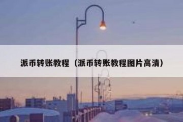 派币转账教程（派币转账教程图片高清）