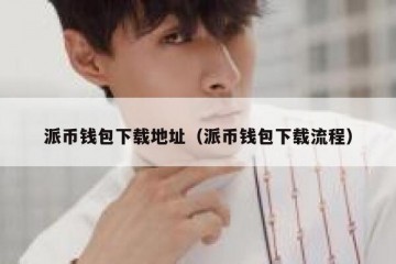 派币钱包下载地址（派币钱包下载流程）