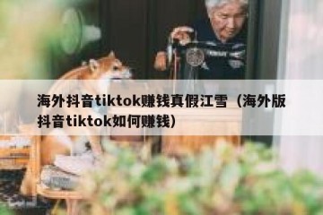 海外抖音tiktok赚钱真假江雪（海外版抖音tiktok如何赚钱）