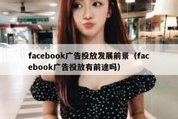 facebook广告投放发展前景（facebook广告投放有前途吗）